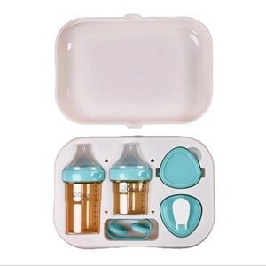 Anti-colic Bottle 2 Piece Childlike Behavior blue 150 Ml  240 Ml Drinking Lid